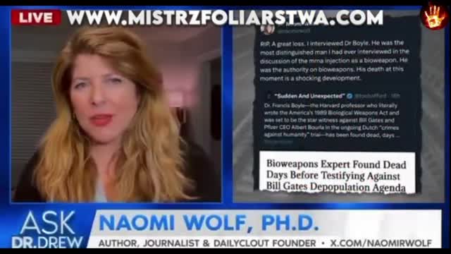 Dr. Boyle broń biologiczna.