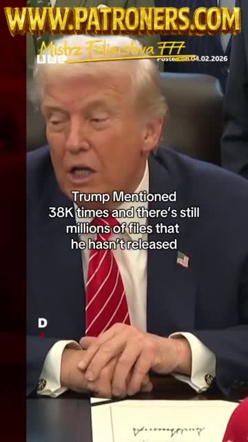 Trump zamiata pod dywan Epsteina