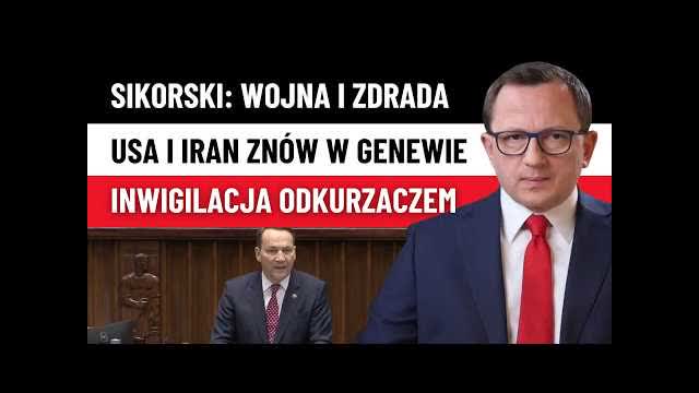 Sikorski Straszy Zdradą USA i Wojną! Świat Jest Inwigilowany, a Izrael Czeka na Pretekst