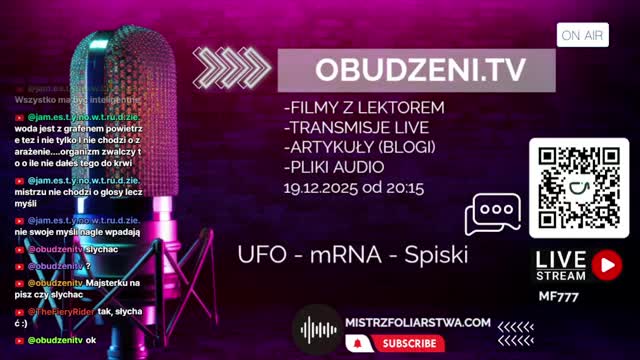 MF777 Zapis live z 20.12.2025